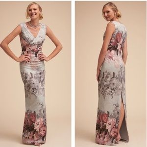 BHLDN Adrianna Papell Lilliana Blue Floral NWT